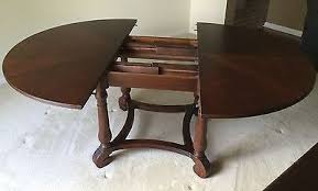 Ethan Allen British Classics 56 Round Dining Table W 20 Leaf Round Dining Table Dining Table Table