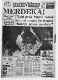 Kemerdekaan tanah melayu diisytiharkan pada 31 ogos 1957 di stadium merdeka, kuala lumpur. 1957 Wikipedia Bahasa Melayu Ensiklopedia Bebas