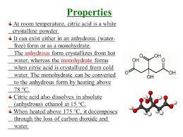 Citric Acid Ppt Download