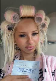 Finally a licensed girlie 🪪🩷🍾 #elsarae #fyp #drivingtestpass