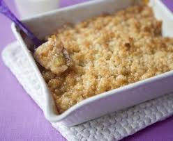 Crumble A La Rhubarbe Et Aux Pommes Recette Crumble Rhubarbe Recette Crumble Crumble