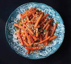 Bryant Terry S Glazed Carrot Salad From His Afro Vegan Cookbook Glazed Carrots Vegan Cookbook Vegan Soul Food