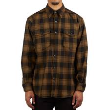 Pendleton Guide Shirt Olive Black Check