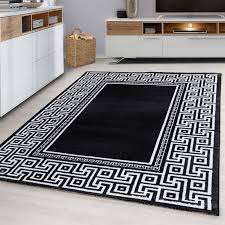 Informiere dich über neue versace teppich kaufen. Teppich Modern Designer Geometrisch Bordure Versace Optik Schwarz Weiss