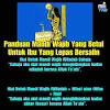 Niat dan doa mandi wajib. 1