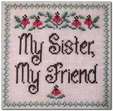 88 results for sister cross stitch kit. Sister Friend By Cross Point Designs