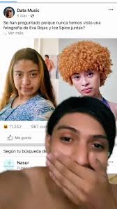 Comparación entre Ice Spice y Eva Rojas en TikTok