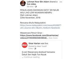 Kenapa lokman adam dipecat dari pkr? Penipuan Jho Low Lokman Pertahan Najib