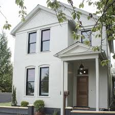 Black And White Brick House Kaemingk Design White Brick Victorian Farmhouse With Black Windows Victorian Farmhouse White Brick House Styles