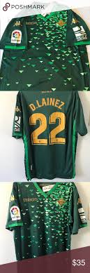 Diego lainez, 20, from mexico real betis balompié, since 2018 left winger market value: Diego Lainez Real Bitis Soccer Jersey Away Xl Soccer Jersey Soccer Jersey