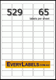 Browse blank a4 label templates for all of our standard 210mm x 297mm sheet sizes. 529 Rectangles 38 1 X 21 2 White Premium Paper Labels L7651 Size Equivalent Everylabels Com Au