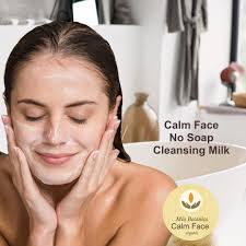 Calm Face NO SOAP Cleansing Milk, Gentle, Incredibly Scented, Lavender or  Rose W Soothing Honey, Colloidal Oats, Non Comedogenic