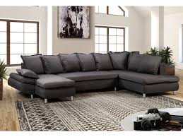 165 cm x petite largeur 100 cm. Valencia Canape D Angle Panoramique En U Convertible Avec Coffre 7 Places Style Contemporain Droite Couleur Gris Fonce Vente De Lisa Design Conforama