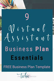 Your Virtual Assistant Business Plan The Techie Mentor Virtual Assistant Business Virtual Assistant Virtual Assistant Jobs