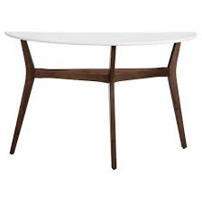 Bring A Modern And Sleek Design To Your Home With This Fabulous Rubber Wo Modern Console Tables Mid Century Modern Coffee Table Mid Century Modern Accent Table