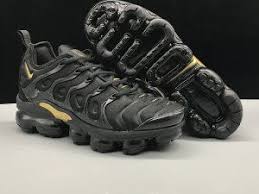 Nike Air Vapormax Plus Tn Black Gold Men S Women S Running Shoes Nike Air Vapormax Nike Air Nike Running Shoes Women