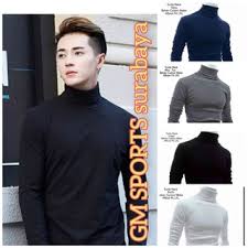 Baju turtleneck style kaos leher tinggi pria turtle neck fashion adem. Kaos Polos Leher Turtleneck Kaos Pria Korea Kaos Lengan Panjang Leher Tinggi Kaos Polos Korea Shopee Indonesia
