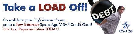 If your goal is to become debt free, a good debt consolidation loan should bring you monthly savings and help you improve your credit score. Space Age Federal Credit Union