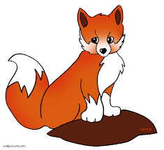 Baby Fox Clipart Black And White Pin On Philip Martin
