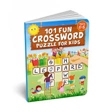 Children's puzzle story book 6 puzzles 24 pieces each cartoon network new. Fun Design For Kids Crossword Puzzles Book Book Cover Contest 99designs