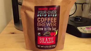 The trader joe's whole bean coffee is a must have for coffee lovers. Coffee Review Trader Joes Pour Over In A Bag Youtube