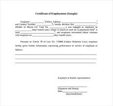 Editable certificate templates ready for you to download and customize for any occasion. 13 Free Certificate Of Employment Samples Word Excel Samples