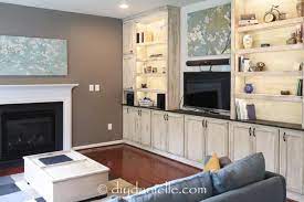 Built in tv entertainment center ideas. Diy Entertainment Center With Farmhouse Appeal Diy Danielle