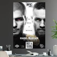 UFC 202 Conor Mcgregor Vs Nate Diaz 2 the Rematch Welterweight Championship  Title Fight Poster