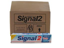 Signal toothpaste was introduced in 1961 to european store shelves. Signal 2 Toothpaste Luodier Daily Appliance Co Ltd