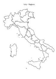 Blank map of italy, divided in provinces. Italy Map Regions Black White By Mrfitz Teachers Pay Teachers