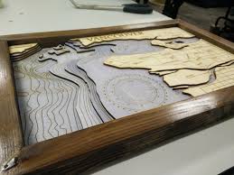 Make Laser Cut Bathymetric Maps 4 Steps With Pictures