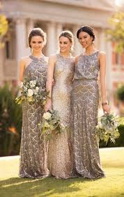 Sequin Bridesmaid Dress With Halter Neckline Sorella Vita Sorella Vita Bridesmaid Dresses Art Deco Bridesmaid Dresses Silver Bridesmaid Dresses