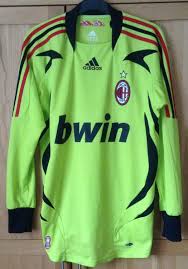 Ac milan away shirt 2007 2008. Ac Milan Goalkeeper Football Shirt 2007 2008 Sponsored By Bwin