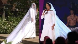 Meghan markle looked stunning at the royal wedding in a spectacular givenchy creationcredit: Tiffany Haddish Wore A Meghan Markle Wedding Dress At The Mtv Movie Awards Newshub