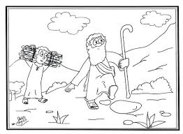 A downloadable coloring page of the story of abraham and isaac from genesis 22. Abraham Aunties Bible Lessons 280639 Abraham And Isaac Coloring Page Coloring Home
