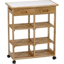 Desserte Multifonctions Sur Roulettes Structure En Hevea Massif Teinte Naturel Meuble Micro Onde Desserte Cuisine Mobilier De Salon