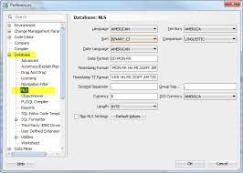 How To Edit Nls Parameters In Toad For Oracle And Oracle Sql Developer? -  Vishal Monpara