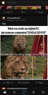 Narnia Meme On Prequel Memes Lostredditors
