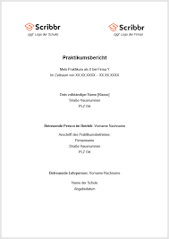 Deckblatt für die hausarbeit tipps muster vorlagen. Das Deckblatt Deines Praktikumsberichts Erstellen Vorlage