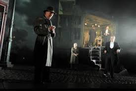 Set From An Inspector Calls On Broadway The Life Size Doll House Cracked Open To Reveal People Inside Inspector Calls The Incredibles Community Theater
