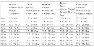 Puppy Weight Chart Mixed Breed Google Search Puppy