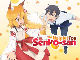 Shiro wears a long white dress with a crescent moon on one side revealing. Watch The Helpful Fox Senko San Simuldub Prime Video
