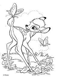 Bambi printable coloring pages online. Discover This Amazing Coloring Page Of Bambi Disney Movie Here Bambi With Butterflies A D Disney Coloring Pages Disney Princess Coloring Pages Coloring Pages