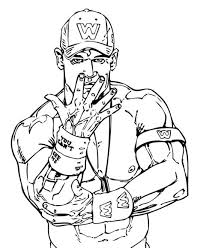 The lineman by norman rockwell coloring page; Football Lineman Coloring Pages Learny Kids