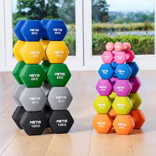 The product is available in two versions: Metis Neoprene Hex Dumbbells Set Various Sizes 0 5 Kg 10 Kg Dumbbells For Your Home Amazon De Sport Freizeit