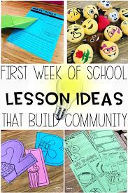 First Week Lesson Ideas Part 2 Classroom Community Building Activities Building Classroom Community Community Building