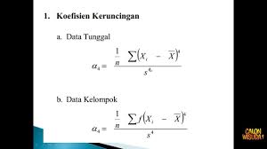 Kurtosis Koefisien Keruncingan Kurva Konsep Dan Penjelasan Youtube