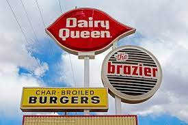 Dairy Queen The Brazier Sign Dairy Queen Vintage Restaurant Dairy