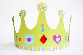 Pick those with long, thick stems. Paper Crown Kids Crafts Fun Craft Ideas Firstpalette Com
