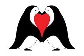 Download Penguin Love Svg Cut File By Creative Fabrica Crafts Creative Fabrica PSD Mockup Templates